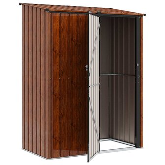 Tuinhuisjes Bruin 153,5 x 86 x 200 cm Metaal 5