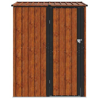 Tuinhuisjes Bruin 153,5 x 86 x 200 cm Metaal 6