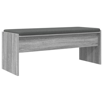 Halbank met kussen Grijs Sonoma 103 x 38 x 40 cm 2