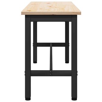 Eetbanken 2 pcs Naturel 100 x 32,5 x 49 cm Massief grenenhout 6