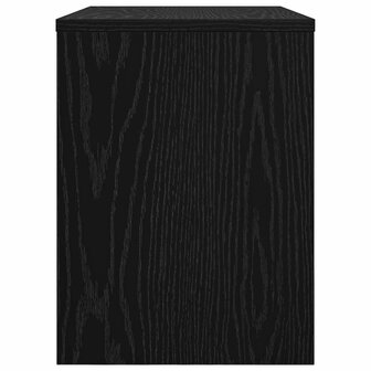 TV-kast Zwart Eiken 60 x 30 x 40 cm Bewerkt hout 6