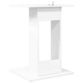 Bijzettafel Wit 45 x 40 x 62,5 cm Bewerkt hout 7