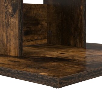 Bijzettafel Gerookt eiken 45 x 40 x 62,5 cm Bewerkt hout 8