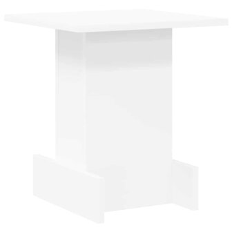 Bijzettafel Wit 35,5 x 35 x 40 cm Bewerkt hout 2