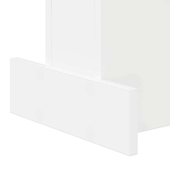 Bijzettafel Wit 35,5 x 35 x 40 cm Bewerkt hout 9