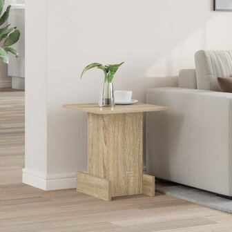 Bijzettafel Sonoma Eiken 35,5 x 35 x 40 cm Bewerkt hout 1