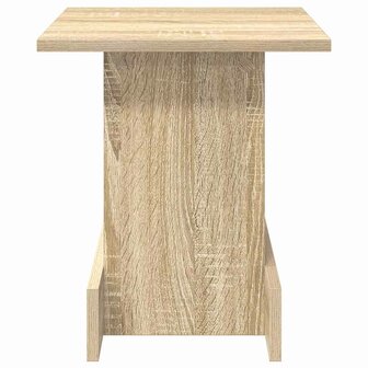 Bijzettafel Sonoma Eiken 35,5 x 35 x 40 cm Bewerkt hout 5