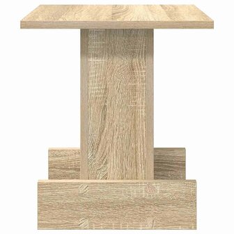 Bijzettafel Sonoma Eiken 35,5 x 35 x 40 cm Bewerkt hout 6