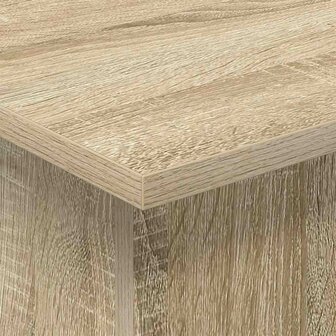 Bijzettafel Sonoma Eiken 35,5 x 35 x 40 cm Bewerkt hout 8