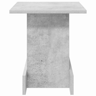 Bijzettafel Beton Grijs 35,5 x 35 x 40 cm Bewerkt hout 5