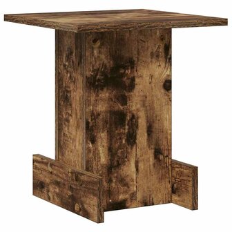 Bijzettafel Gerookt eiken 35,5 x 35 x 40 cm Bewerkt hout 2