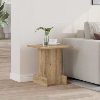 Bijzettafel Artisan Eiken 35,5 x 35 x 40 cm Bewerkt hout 1