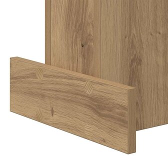 Bijzettafel Artisan Eiken 35,5 x 35 x 40 cm Bewerkt hout 9