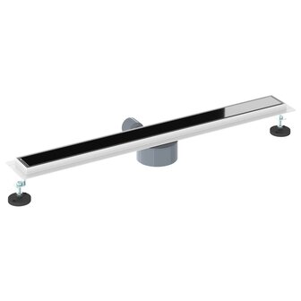 Doucheafvoer Glasdeksel met 360&deg; Sifon Zwart 80 cm 6