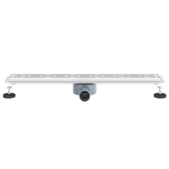Doucheafvoer Glasdeksel met 360&deg; Sifon Zilver 70 cm 4