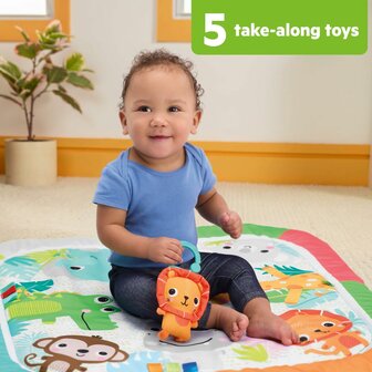 Speelkleed Bright Starts Jungle Multicolour 5