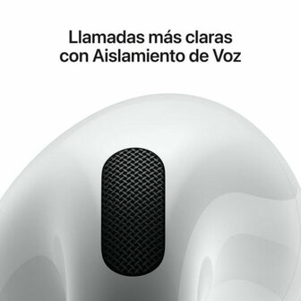 Hoofdtelefoon met microfoon Apple AirPods 4 Wit 6