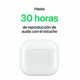 Hoofdtelefoon met microfoon Apple AirPods 4 Wit 7