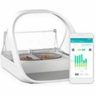 Automatisch voederbakje SureFlap iMPFWT Wit Roestvrij staal Plastic 1