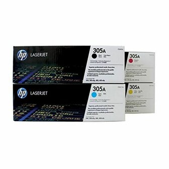 Originele Toner HP 305A Cyaan (4 Stuks) 3