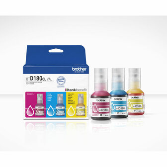 Originele inktcartridge Brother Geel Multicolour 7