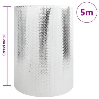 Radiatorfolie Zilver 30 x 0.6 m Polyetheen 2
