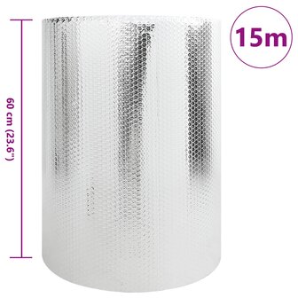 Radiatorfolie Zilver 30 x 0.6 m Polyetheen 2