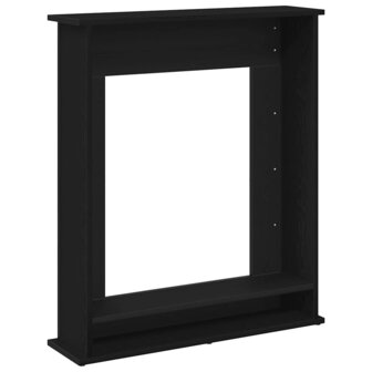 Haardombouw Zwarte Eiken 75x20x87,5 cm Engineered Wood 7