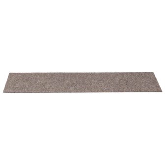 Trapmatten zelfklevend 15 stuks 76x20 cm beige rechthoekig 4