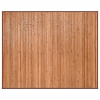 Vloerkleed rechthoekig 80x100 cm bamboe naturel 2