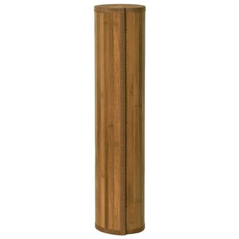 Vloerkleed rechthoekig 80x100 cm bamboe bruin 3
