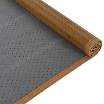 Vloerkleed rechthoekig 80x100 cm bamboe bruin 5