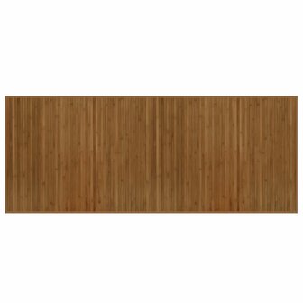 Vloerkleed rechthoekig 80x200 cm bamboe bruin 2