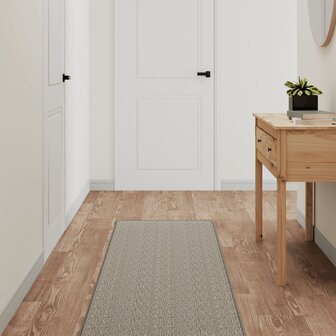 Tapijtloper 50x200 cm sisal-look platina 1