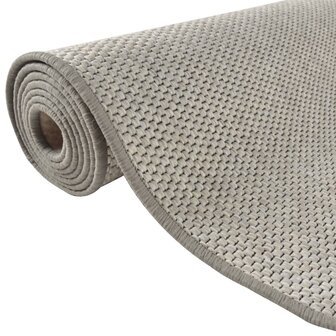 Tapijtloper 50x200 cm sisal-look platina 5