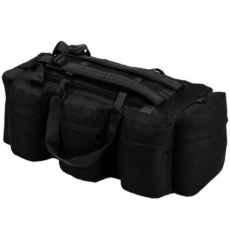 Plunjezak 3-in-1 legerstijl 45 L zwart 1