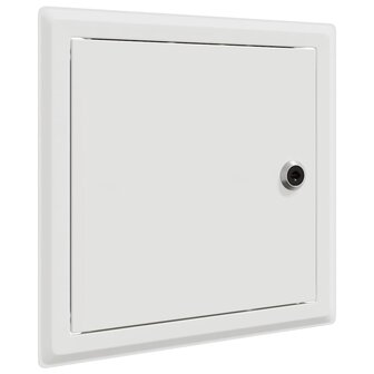 Toegangs paneel 2 pcs Wit 23 x 23 x 3 cm Staal 4