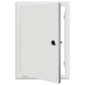 Toegangs paneel Wit 33 x 23 x 3 cm Staal 2