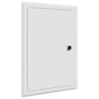Toegangs paneel Wit 33 x 23 x 3 cm Staal 4