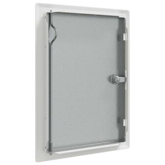 Toegangs paneel Wit 33 x 23 x 3 cm Staal 7