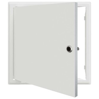 Toegangs paneel Wit 33 x 33 x 3 cm Staal 2