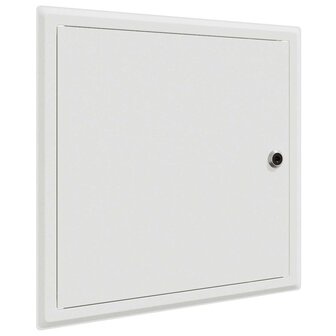 Toegangs paneel Wit 33 x 33 x 3 cm Staal 4