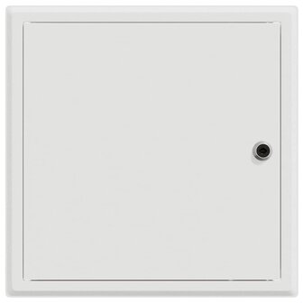 Toegangs paneel Wit 33 x 33 x 3 cm Staal 5