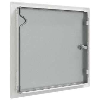Toegangs paneel Wit 33 x 33 x 3 cm Staal 7