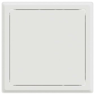 Toegangs paneel 2 pcs Wit 23 x 23 x 3 cm Staal 5