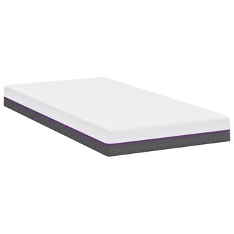 Matras Wit en Grijs 120 x 200 cm Jacquard stof 5