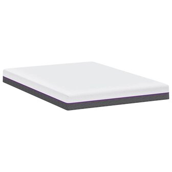 Matras Wit en Grijs 140 x 190 cm Jacquard stof 6