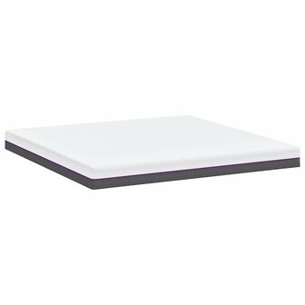 Matras Wit en Grijs 200 x 200 cm Jacquard stof 6