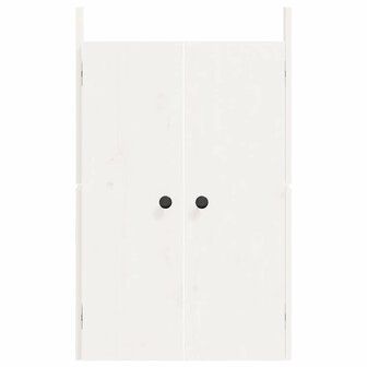 Kastdeurtjes voor buitenkeuken MEPPEL  50x9x82 cm grenenhout wit 4