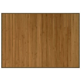 Vloerkleed rechthoekig 70x100 cm bamboe bruin 2